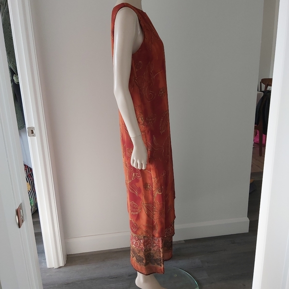 Long printed dress - Picture 2 of 6